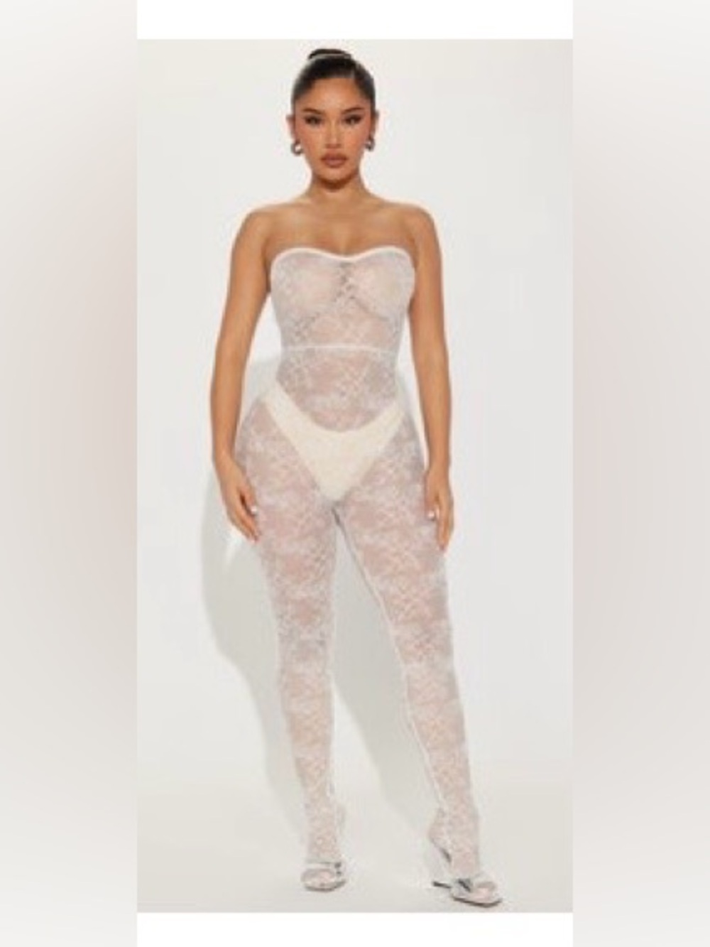 Elegant White Lace Jumpsuit